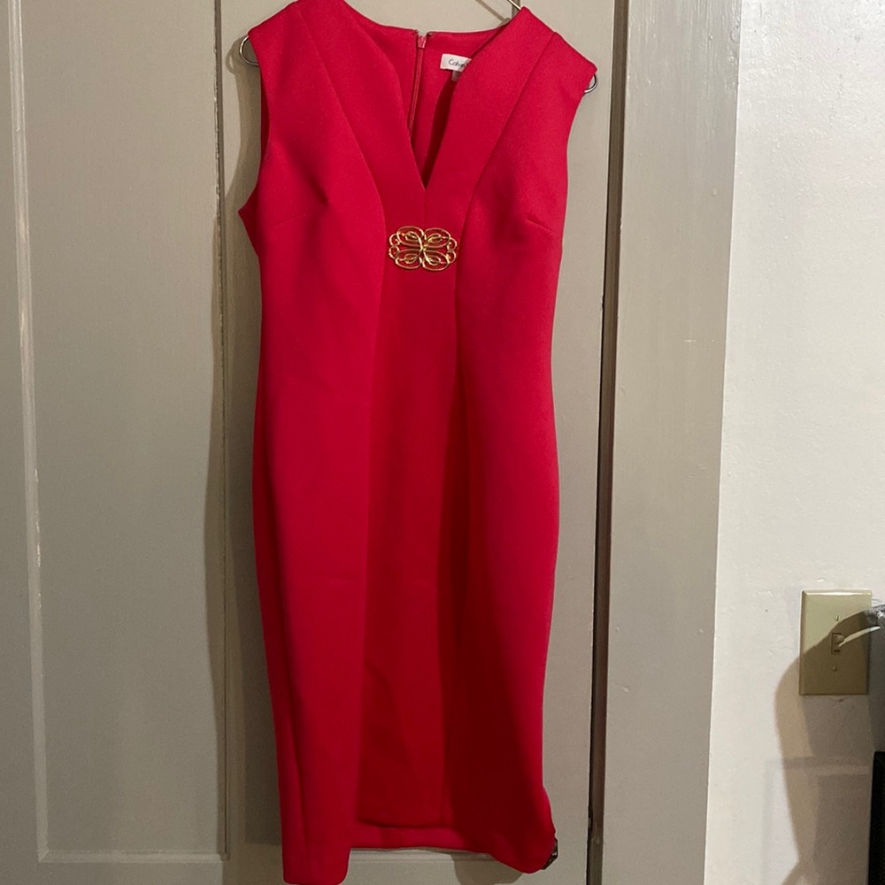 Calvin Klein Hot Pink Professional Dress - Sz 4